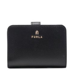 Portfel Furla. Czarne portfele Furla, bez wzorów. Za 499.99 zł.
