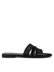 Lasocki Klapki WI23-ROSY-05 Czarny. Czarne klapki Lasocki, bez wzorów, ze skóry, bez obcasa, bez zapięcia. Za 139.99 zł.