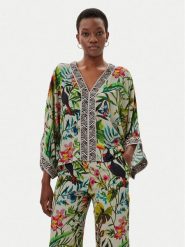 LOLA CASADEMUNT Bluzka LS2515030 Kolorowy Relaxed Fit. Bluzki LOLA CASADEMUNT, s, bez wzorów, z wiskozy, bez kołnierzyka, bez ramiączek. Za 199.99 zł.