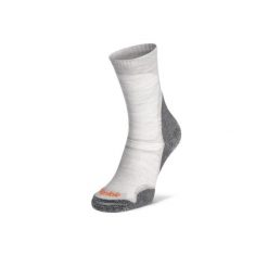 Skarpety w góry Bridgedale Hike Ultra Lt T2 Merino P Crew. Szare skarpetki Bridgedale, bez wzorów, z wełny. Za 87.99 zł.