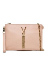Valentino Torebka Divina VBS1R419G Różowy. Czerwone kopertówki Valentino, bez wzorów, ze skóry, wizytowe, bez dodatków. Za 159.99 zł.