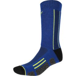 Skarpetki trekkingowe uniseks SOUT201 - denim melanż. Skarpetki marki 4f. W wyprzedaży za 19.99 zł.