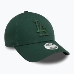 Czapka z daszkiem damska New Era Metallic 9FORTY Los Angeles Dodgers. Zielone czapki z daszkiem New Era, bez wzorów. Za 119.99 zł.