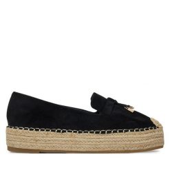 Espadryle JENNY. Czarne espadryle Jenny, bez wzorów, bez obcasa. Za 99.99 zł.