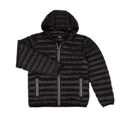 Kurtka puchowa Spalding. Czarne kurtki spalding, l, bez wzorów, z nylonu, eleganckie, z kapturem. Za 244.50 zł.