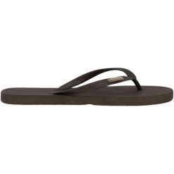 Klapki damskie Athlecia Summer. Czarne klapki Athlecia, bez wzorów, z materiału, eleganckie, z otwartym noskiem, bez obcasa, bez zapięcia. Za 146.00 zł.