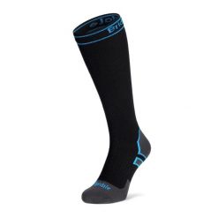 Skarpety Bridgedale StormSock Mid Knee - black/blue. Czarne skarpetki Bridgedale, bez wzorów. Za 203.99 zł.