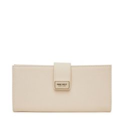 Portfel Nine West. Brązowe portfele Nine West, bez wzorów. Za 79.99 zł.