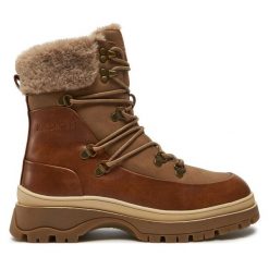 Śniegowce Kimberfeel. Brązowe śniegowce Kimberfeel, bez wzorów, bez zapięcia. Za 679.99 zł.