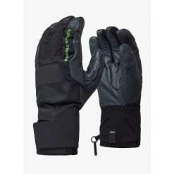 Rękawiczki damskie Black Diamond Punisher Gloves. Czarne rękawiczki Black Diamond, bez wzorów, sportowe. Za 449.99 zł.