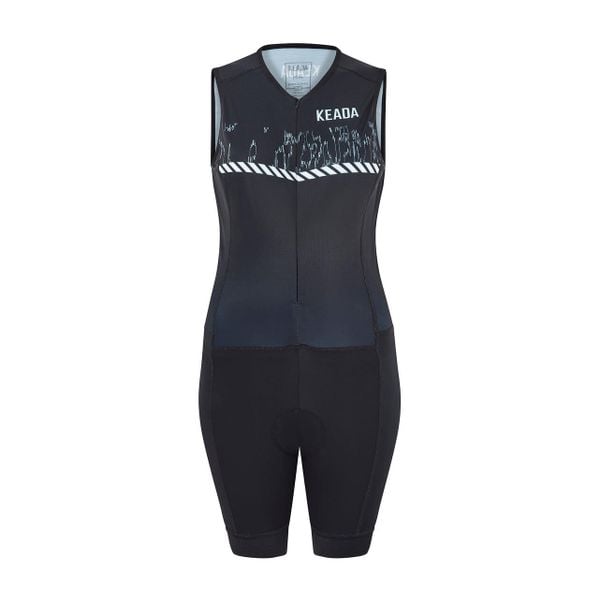 Damski bezrękawnik do triathlonu - Signal One. Czarne kombinezony KEADA SPORTS, l, bez wzorów, bez kołnierzyka, bez ramiączek, długie. Za 549.00 zł.