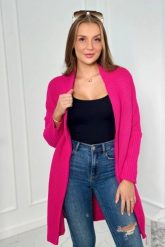 Sweter z rękawami typu nietoperz fuksja. Czerwone swetry KESI, l, bez wzorów, z wełny, plus size, bez ramiączek. Za 178.78 zł.