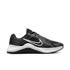 Buty treningowe damskie Nike MC Trainer 2. Czarne buty treningowe Nike, bez wzorów, z gumy, bez zapięcia, na fitness i siłownię. Za 546.00 zł.