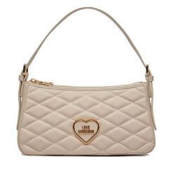 Torebka LOVE MOSCHINO. Brązowe torebki klasyczne Love Moschino, bez wzorów, klasyczne, bez dodatków. Za 1,569.00 zł.