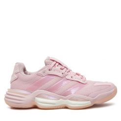 Buty halowe adidas. Czerwone buty sportowe lifestyle adidas, bez wzorów, bez zapięcia. Za 539.99 zł.