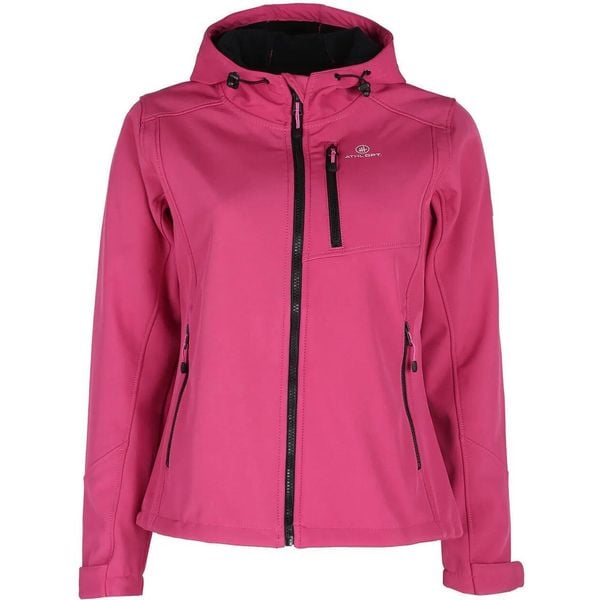 Damska kurtka softshell Athl. DPT. Octavia Fuksja XL. Czerwone kurtki ZSPORT, xl, bez wzorów, z softshellu, bez kaptura. Za 277.99 zł.