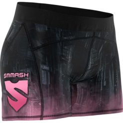Legginsy fitness krótkie damskie Smmash Harley Squad. Czarne legginsy SMMASH, bez wzorów, sportowe, krótkie. Za 119.00 zł.