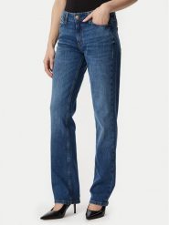 Guess Jeansy W6YAJD D1655 Niebieski Straight Leg. Niebieskie jeansy Guess, z aplikacjami, z bawełny. Za 434.99 zł.