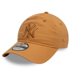 Czapka z daszkiem New Era. Brązowe czapki z daszkiem New Era, bez wzorów. Za 89.99 zł.
