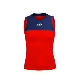 Damski tank top Acerbis Vicky. Czerwone topy ACERBIS, bez wzorów, eleganckie, bez kołnierzyka, bez ramiączek. Za 130.50 zł.