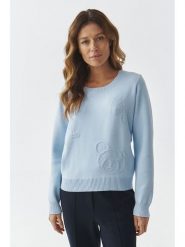 TATUUM Sweter "Sweety" w kolorze błękitnym rozmiar: XL. Niebieskie swetry Tatuum, xl, bez wzorów, bez ramiączek. Za 214.19 zł.