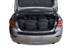 Torby Do Bagażnika Infiniti Q50 Hev 2013-2017 4Szt Kjust. Czarne torby podróżne KJUST, bez wzorów, z kauczuku. Za 1,155.00 zł.