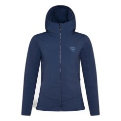 Damska kurtka z kapturem Rossignol Opside. Niebieskie kurtki narciarskie Rossignol, na zimę, bez wzorów, z puchu, z kapturem, narciarskie. Za 1,034.50 zł.