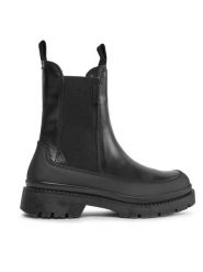 Gant Sztyblety Prepnovo Chelsea Boot 27551396 Czarny. Czarne botki Gant, bez wzorów, ze skóry, bez obcasa, na płaskiej podeszwie, bez zapięcia. Za 529.99 zł.