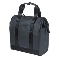 Torba na zakupy Grand, plandeka. Czarne shopper bag BASIL, bez wzorów, sportowe, bez dodatków. Za 269.90 zł.