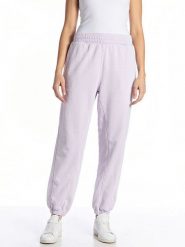 Replay Spodnie dresowe w kolorze fioletowym rozmiar: L. Różowe spodnie dresowe Replay, bez wzorów, z bawełny. Za 239.95 zł.