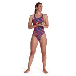 Strój kąpielowy Speedo Recordbreaker – Ultrafioletowy/Czerwony – Rozmiar 30. Czerwone stroje jednoczęściowe Speedo, bez wzorów, sportowe. Za 1,075.33 zł.