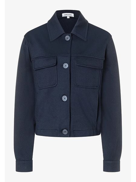 More & More Kurtka koszulowa w kolorze granatowym rozmiar: 42. Niebieskie kurtki More & More, bez wzorów, bez kaptura. Za 339.99 zł.