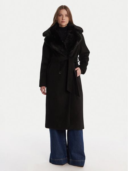 Artigli Płaszcz przejściowy ACCP002929 Czarny Regular Fit. Czarne płaszcze Artigli, bez wzorów, z syntetyku, bez kaptura. Za 799.99 zł.