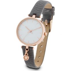 Zegarek na rękę bonprix ciemnoszary - kolor czerwonego złota. Zegarki marki bonprix. Za 44.99 zł.