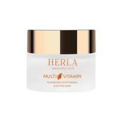 HERLA SLEEPING MASK MULTIWITAMINOWA MASKA ODŻYWCZO-NAWILŻAJĄCA NA NOC Szlafroki i ręczniki 50 ml Damski. Brązowe szlafroki damskie HERLA, bez wzorów, ze skóry, bez ramiączek. Za 125.92 zł.