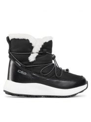 CMP Śniegowce Sheratan Wmn Lifestyle Shoes Wp 30Q4576 Czarny. Czarne śniegowce CMP, bez wzorów, z materiału, bez zapięcia. Za 399.99 zł.