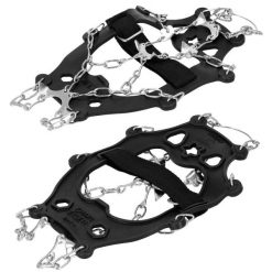 Raczki na buty Springos stalowe antypoślizgowe rozmiar 41-45. Czarne buty trekkingowe Springos, bez wzorów, bez zapięcia, trekkingowe. Za 21.99 zł.