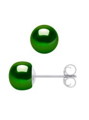 Mitzuko Srebrne kolczyki-wkrętki z perłami rozmiar: onesize. Szare kolczyki Mitzuko, z perłą, srebrne. Za 295.99 zł.