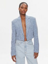Remain Marynarka BCR1108 Niebieski Regular Fit. Niebieskie marynarki i żakiety Remain, bez wzorów, z bawełny, bez ramiączek. Za 2,869.00 zł.