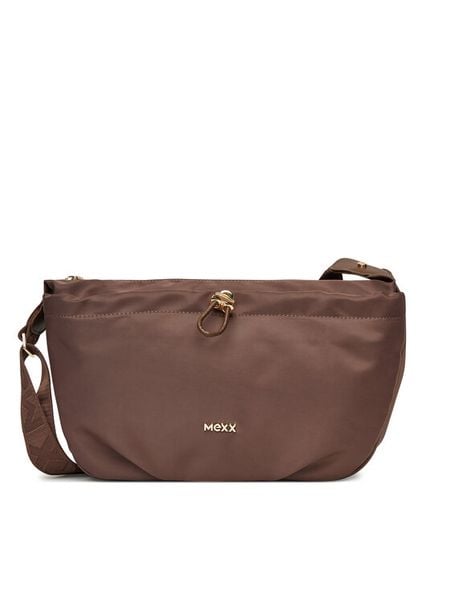 MEXX Torebka C-MEXX-M-001-08 Khaki. Brązowe listonoszki Mexx, bez wzorów, z materiału, bez dodatków. Za 179.99 zł.
