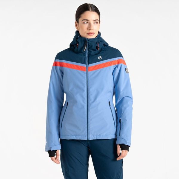 Kurtka narciarska damska Dare 2b DWP594 Flurry Jacket. Brązowe kurtki narciarskie Dare 2b, na zimę, m, bez wzorów, z materiału, z kapturem, narciarskie. Za 329.99 zł.