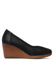 Lasocki Półbuty WI23-2188-05 Czarny. Czarne półbuty wsuwane Lasocki, bez wzorów, ze skóry, bez obcasa, na koturnie. Za 199.99 zł.