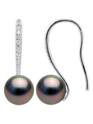 ATELIERS SAINT GERMAIN Srebrne kolczyki z cyrkoniami i perłami Tahiti rozmiar: onesize. Czarne kolczyki ATELIERS SAINT GERMAIN, z cyrkonią, srebrne. Za 926.99 zł.