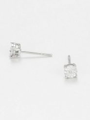 DIAMANTA Złote kolczyki-wkrętki "Puce Grande Illusion" z diamentami rozmiar: onesize. Szare kolczyki DIAMANTA, z diamentem, złote. Za 861.99 zł.