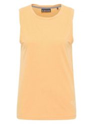 ELBSAND Top "Meevia" w kolorze pomarańczowym rozmiar: S. Pomarańczowe topy ELBSAND, s, bez wzorów, bez kołnierzyka, bez ramiączek. Za 56.93 zł.