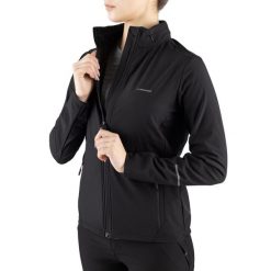 Kurtka damska trekkingowa Viking Acadia Lady. Czarne kurtki Viking, xl, bez wzorów, sportowe, bez kaptura. W wyprzedaży za 251.91 zł.