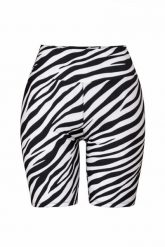 Legginsy sportowe damskie biker DEEP TRIP Zebra. Czarne legginsy DEEP TRIP, bez wzorów, z elastanu, sportowe, długie. Za 229.00 zł.