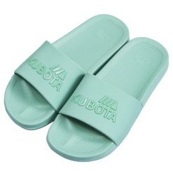 Klapki Damskie Basenowe Kubota Basic Plain Szałwiowe. Zielone klapki Kubota, bez wzorów, sportowe, bez obcasa, bez zapięcia. Za 79.99 zł.