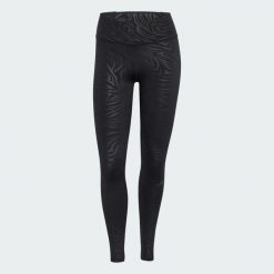 Legginsy z grafiką All Me Essentials. Czarne legginsy adidas, bez wzorów, z dzianiny. Za 239.00 zł.
