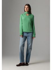 More & More Bluzka w kolorze zielonym rozmiar: 36. Zielone bluzki More & More, bez wzorów, bez kołnierzyka, bez ramiączek. Za 86.99 zł.